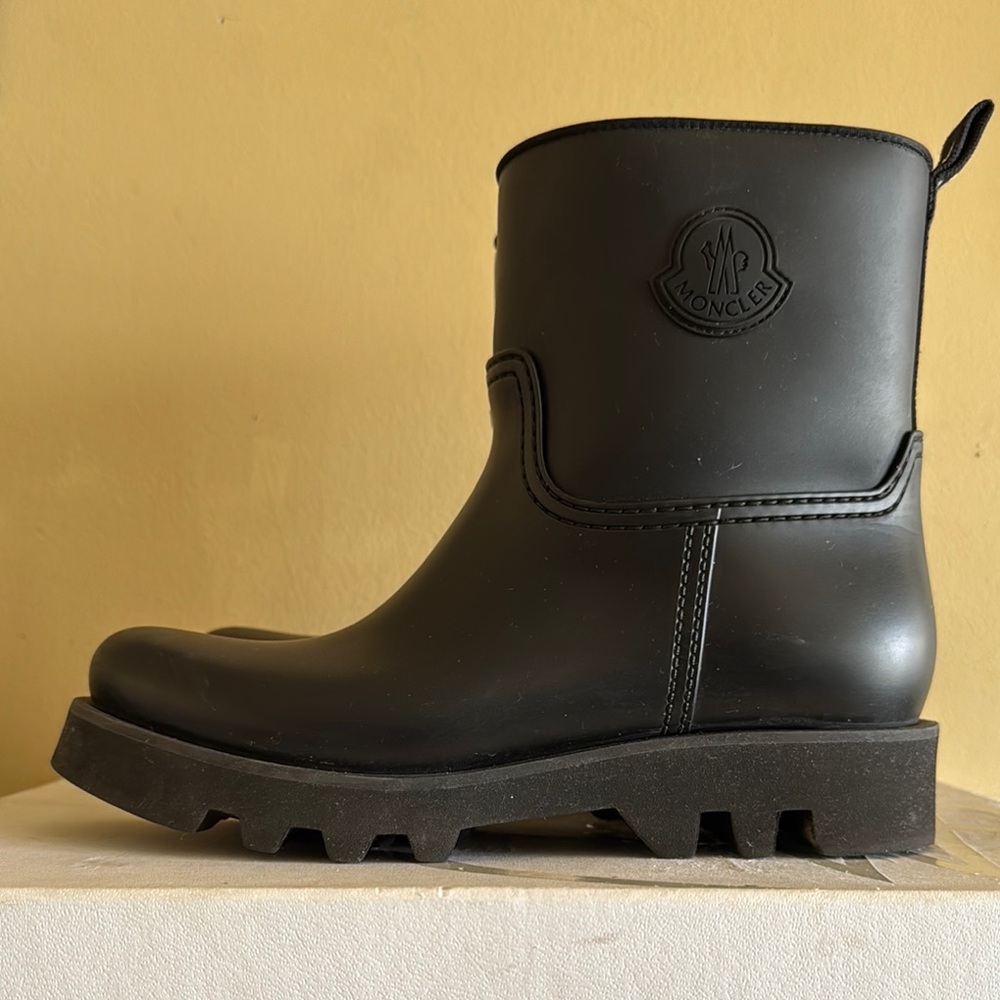 Moncler Black Ankle Boots